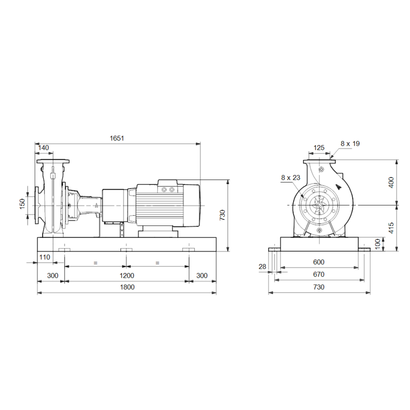 Насос Grundfos NK 125-400/368 A2-F-A-E-BAQE (арт. 97830508)