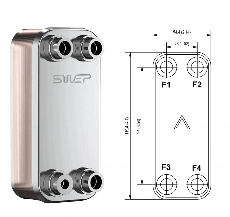 Теплообменник Swep B3