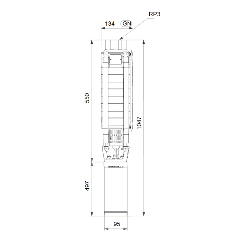Насос Grundfos SP 30-3 (арт. 13A01903)