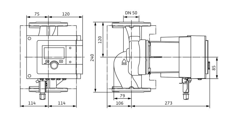 Насос Wilo STRATOS MAXO 50/0,5-6 PN6/10 (арт. 2164586)