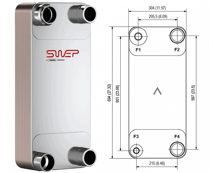 Теплообменник Swep B400