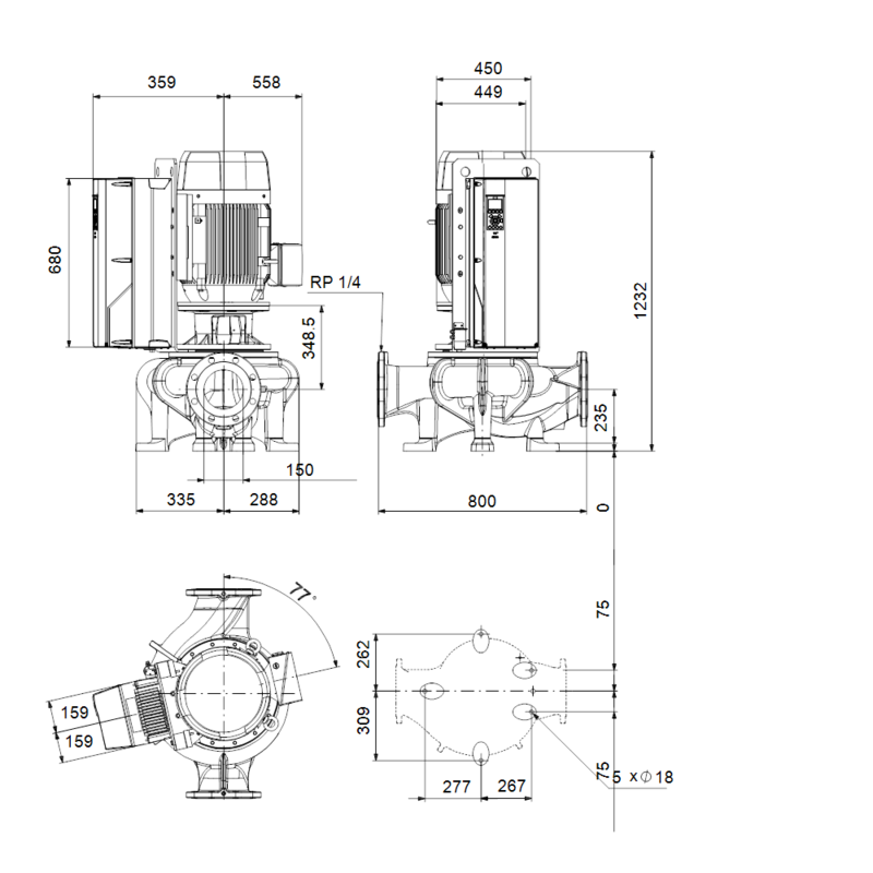 Насос Grundfos TPE 150-390/4 NC-A-F-A-BAQE-SX3 (арт. 99473580)