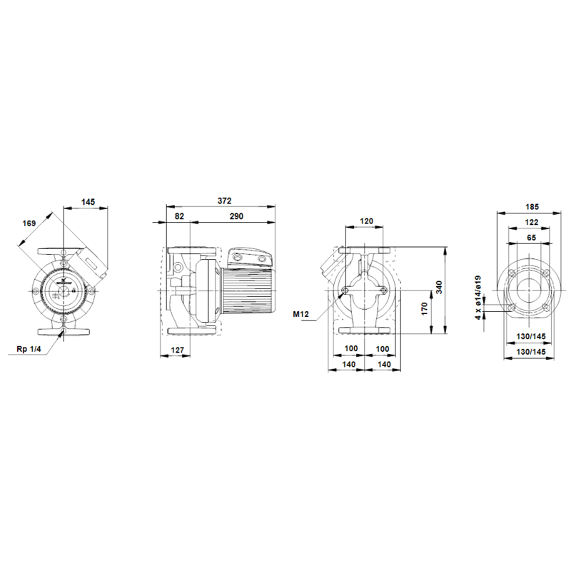 Насос Grundfos UPS 65-120 F (арт. 96402280)