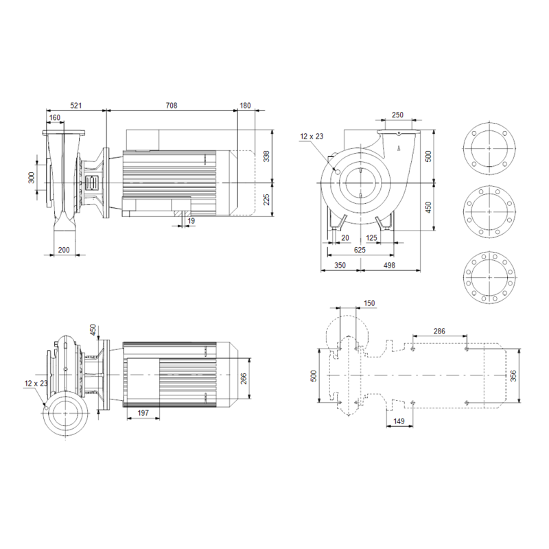 Насос Grundfos NB 250-400/361 A-F1-A-E-BQQE (арт. 98975504)