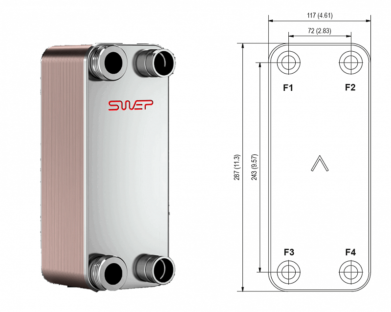 Теплообменник Swep B10T-10
