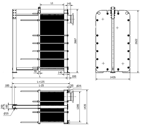 Теплообменник Sondex SW136