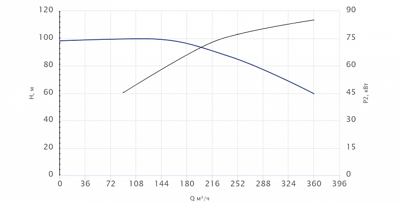 Консольный насос Wellmix NKW 125-100-250-90/2-380-G-BQQE (арт. 26069939)