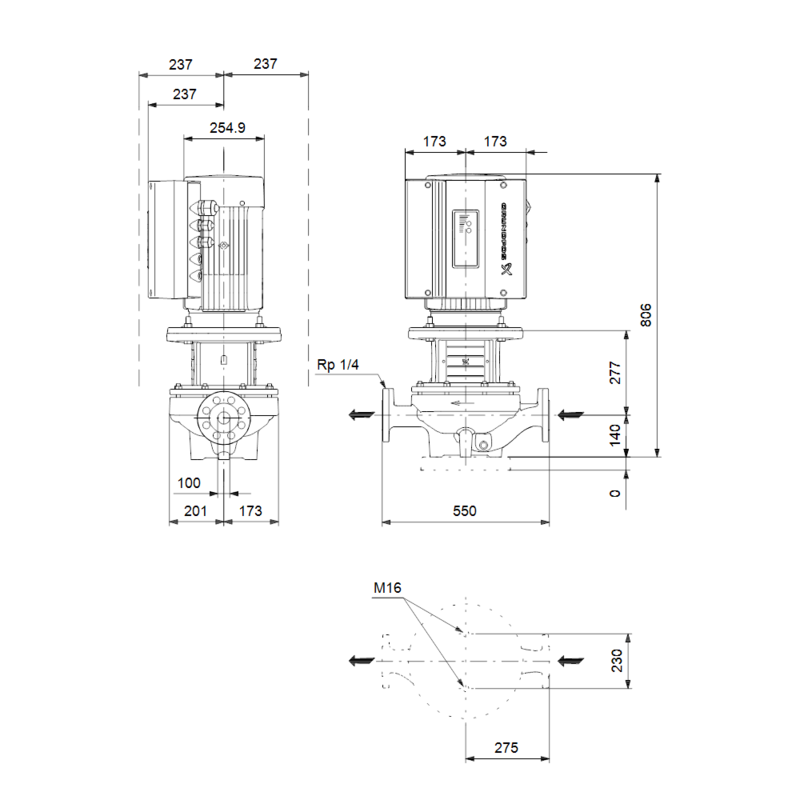 Насос Grundfos TPE 100-170/4-S A-F-A-BQQE (арт. 99114812)