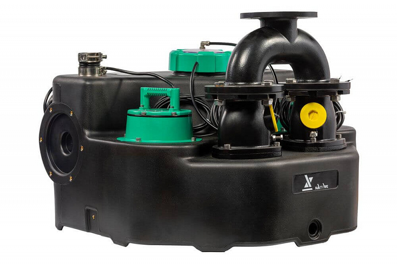 Насосная установка для отвода сточных вод Native N-LIFT 2E-180/1,1-EM (арт. 2469738)