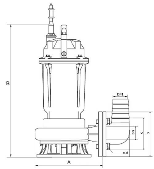 Погружной насосо для отвода жидкостей Native NSPG DF50/400-1.1 (арт. 2469614)