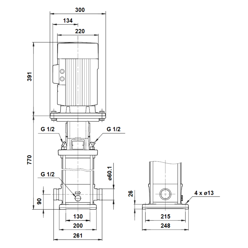 Насос Grundfos CRT 8-14 A-P-A-E-AUUE (арт. 96117231)