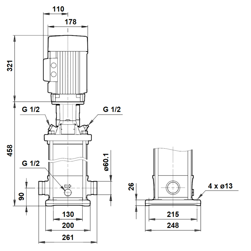 Насос Grundfos CRT 16-2 A-P-A-E-AUUE (арт. 96117244)