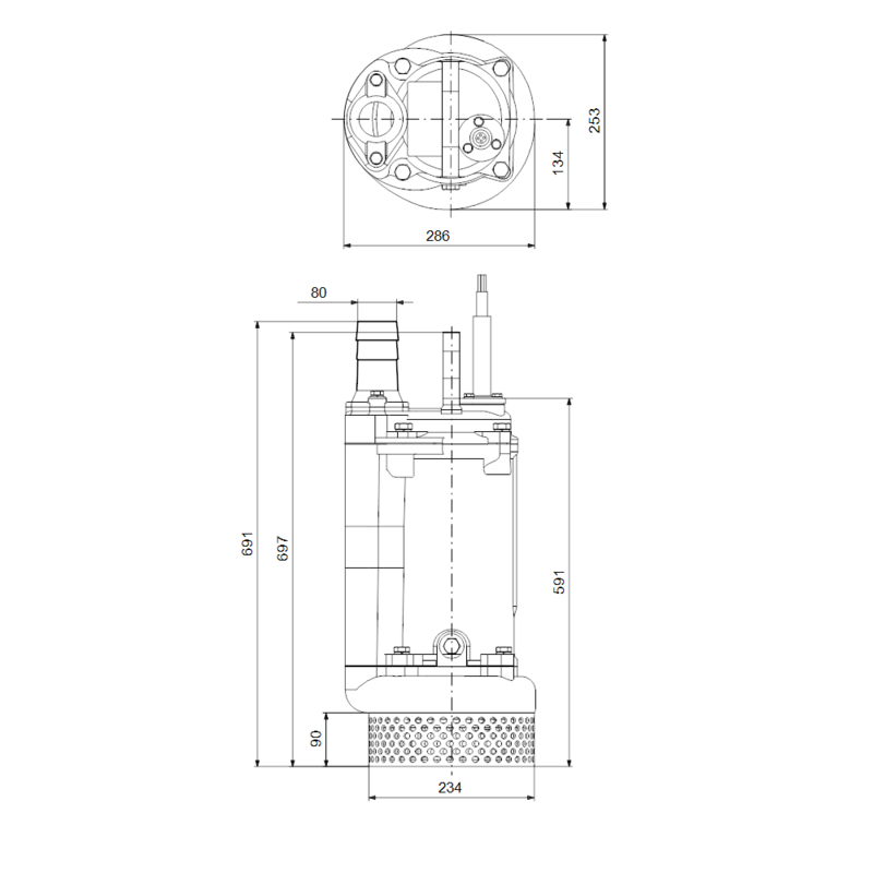 Насос Grundfos DWK.O.10.80.37.5.0D.R (арт. 96922729)