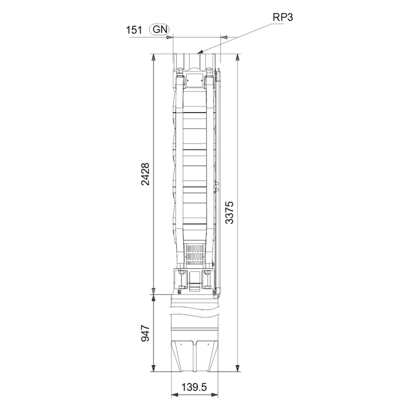 Насос Grundfos SP 46-19 (арт. 15A36919)