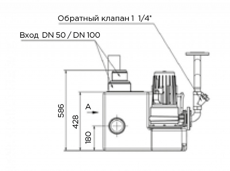 Канализационная насосная станция SFA Sanicubic 2 GR SE71.1 T