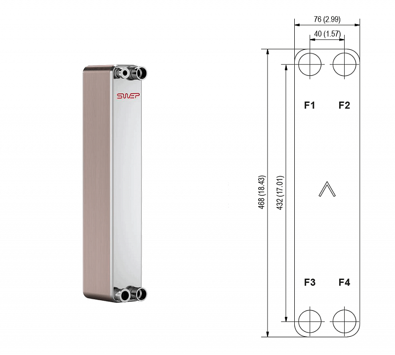 Теплообменник Swep B15T