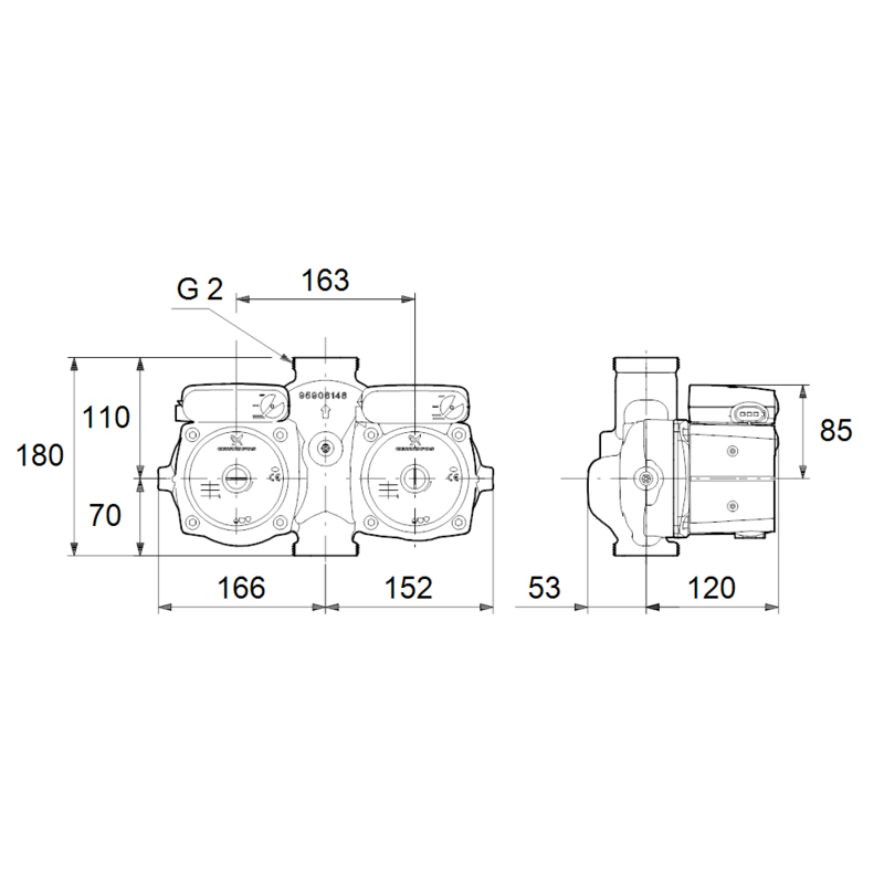 Насос Grundfos UPSD 32-80 180 (арт. 95906455)