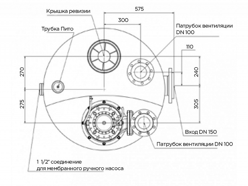 Канализационная насосная станция SFA Sanicubic 1 SC7.5 T