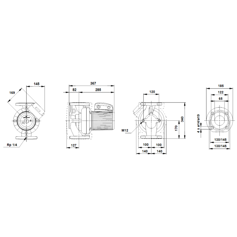 Насос Grundfos UPS 65-180 F B (арт. 96402320)