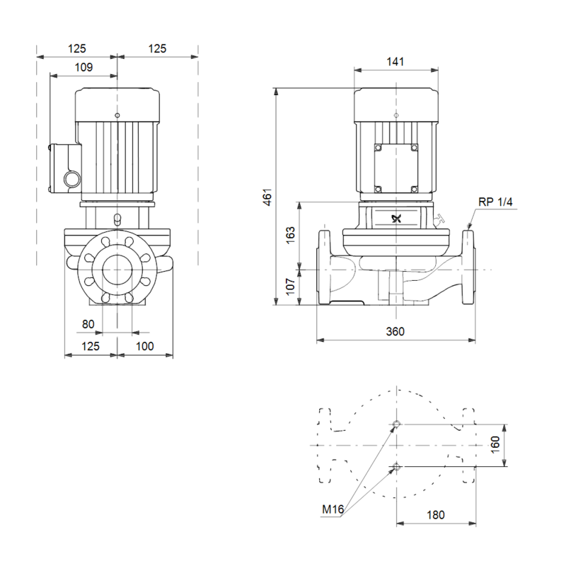 Насос Grundfos TP 80-30/4 A-F-A-BQQE (арт. 98958012)