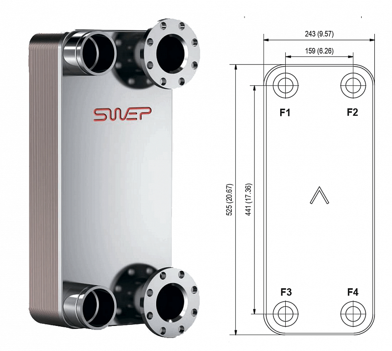 Теплообменник Swep B50