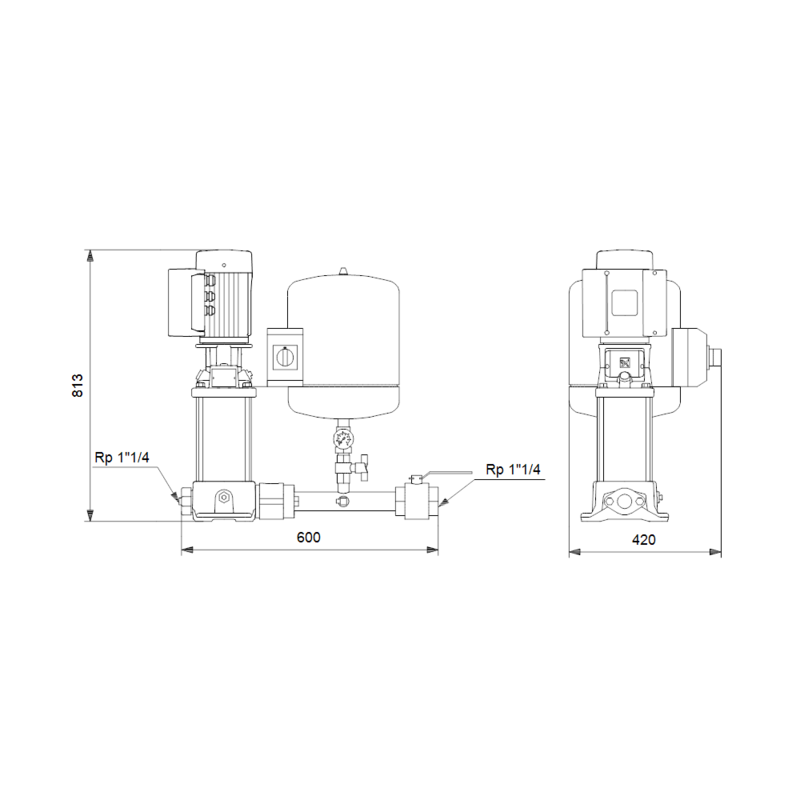 Насосная станция Grundfos HYDRO SOLO E CRE 3-15 HQQE (арт. 91048901)
