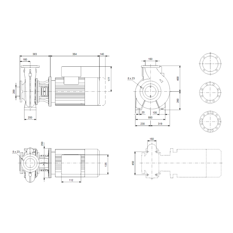 Насос Grundfos NB 150-200/210-168 A-F1-A-E-BAQE (арт. 98305415)