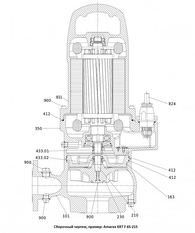 Насос KSB AMAREX KRT K 200-315