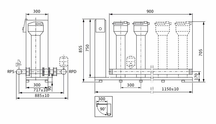 Насосная станция Wilo SIBOOST SMART 3MVISE803 (арт. 2451720)