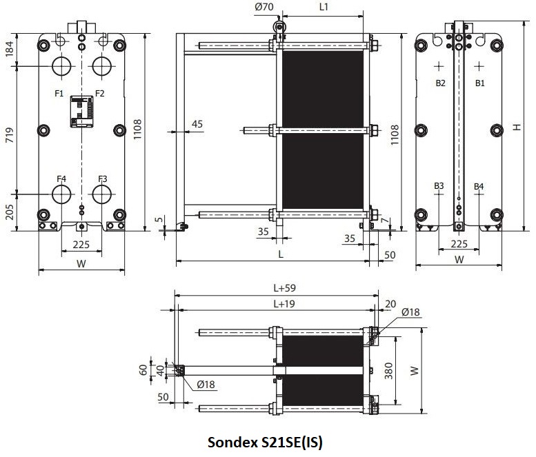 Теплообменник Sondex S21 (S21A, S21SE)