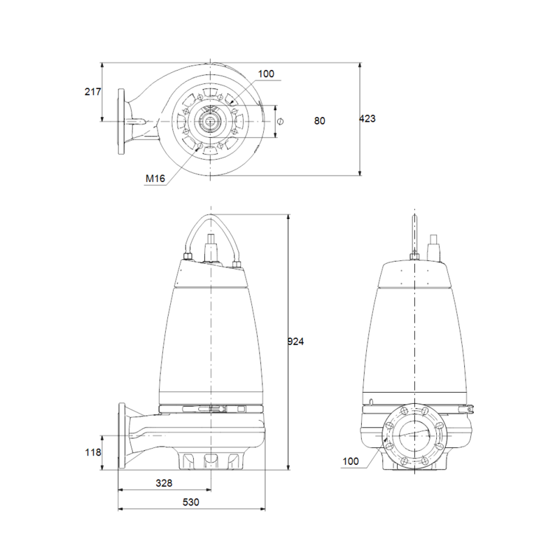 Насос Grundfos SE1.80.100.75.EX.4.51D.B (арт. 96048103)