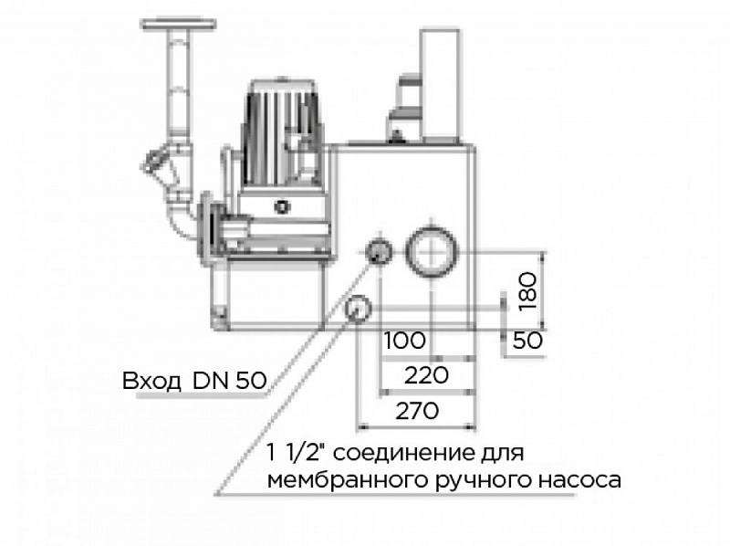 Канализационная насосная станция SFA Sanicubic 2 GR SE71.1 T