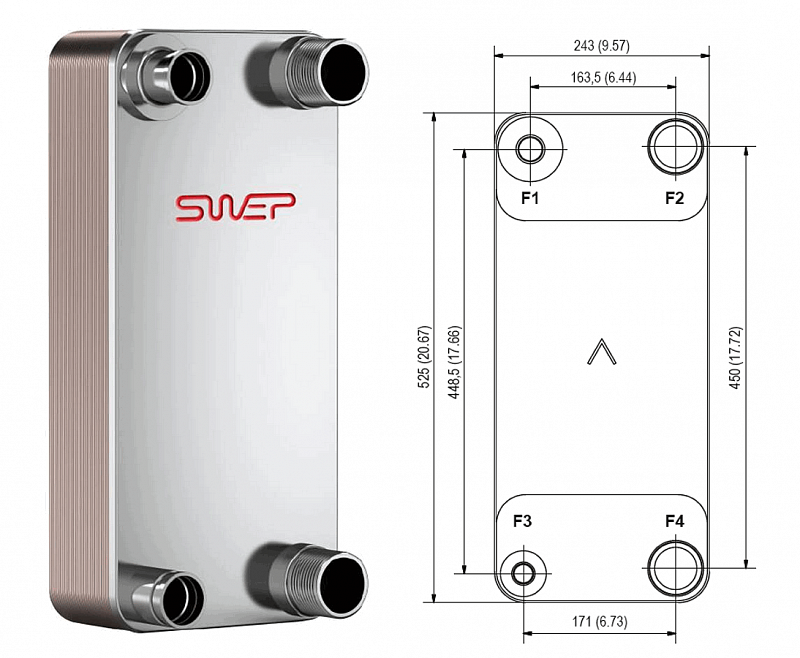 Теплообменник Swep B200T