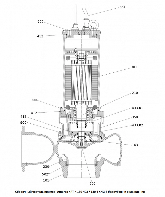 Насос KSB AMAREX KRT K 200-315