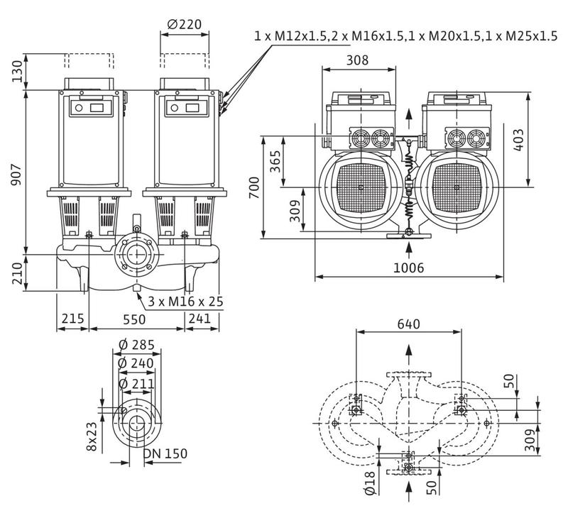 Насос Wilo STRATOS GIGA-D 150/1-14/11-R1 (арт. 2192067)