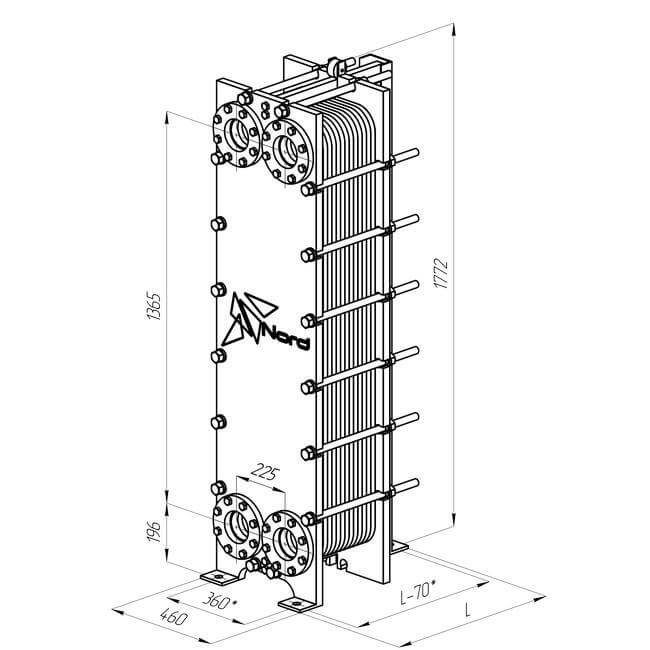 Пластинчатые теплообменники NORD FS