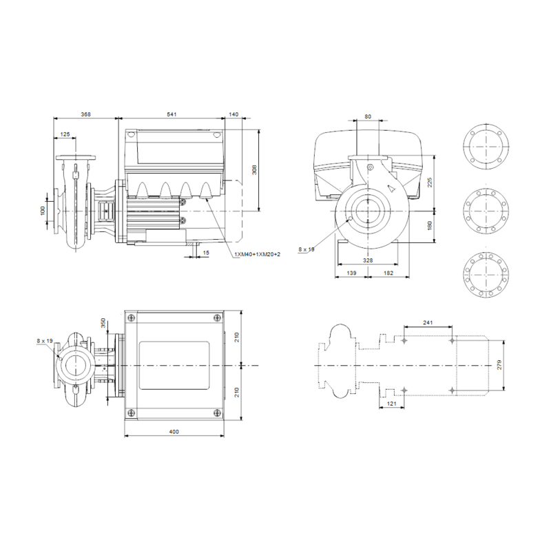 Насос Grundfos NBE 80-160/167 A-F2-A-E-BAQE (арт. 96539051)