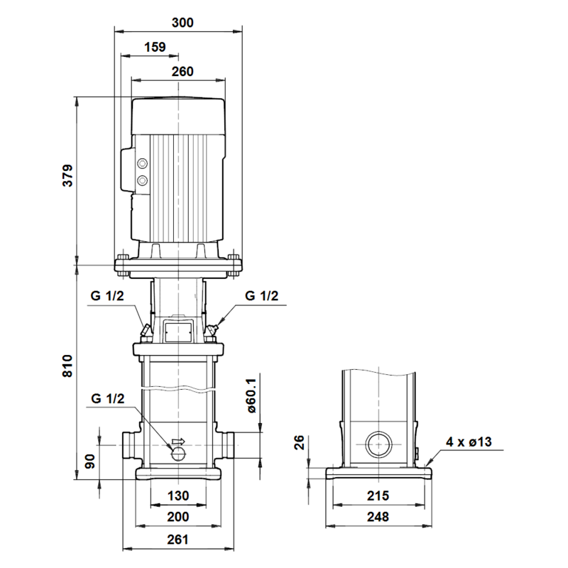 Насос Grundfos CRT 16-8 A-P-A-E-AUUE (арт. 96117250)