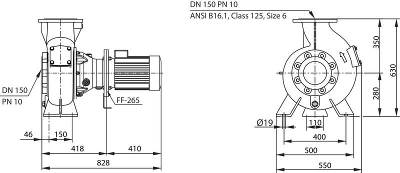 Насос Wilo REXA BLOC RE15.84D‐245DAH132L6 (арт. 6085276)