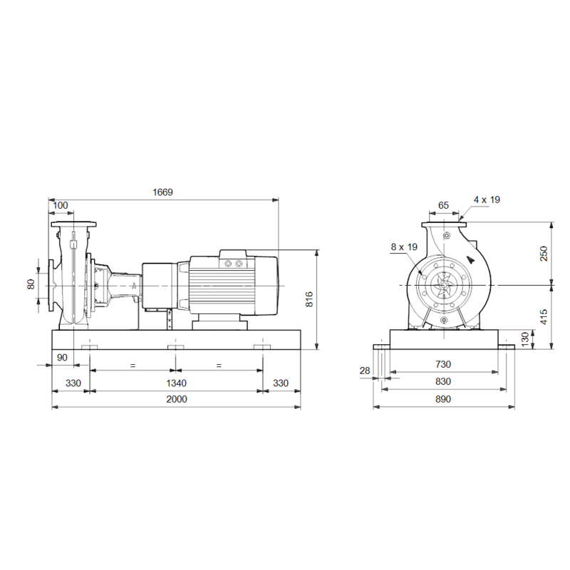 Насос Grundfos NK 65-250/270 A2-F-A-E-BAQE (арт. 97830141)