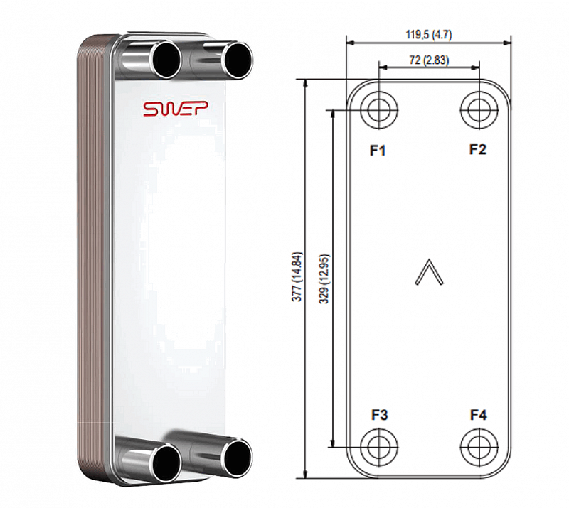 Теплообменник Swep B18