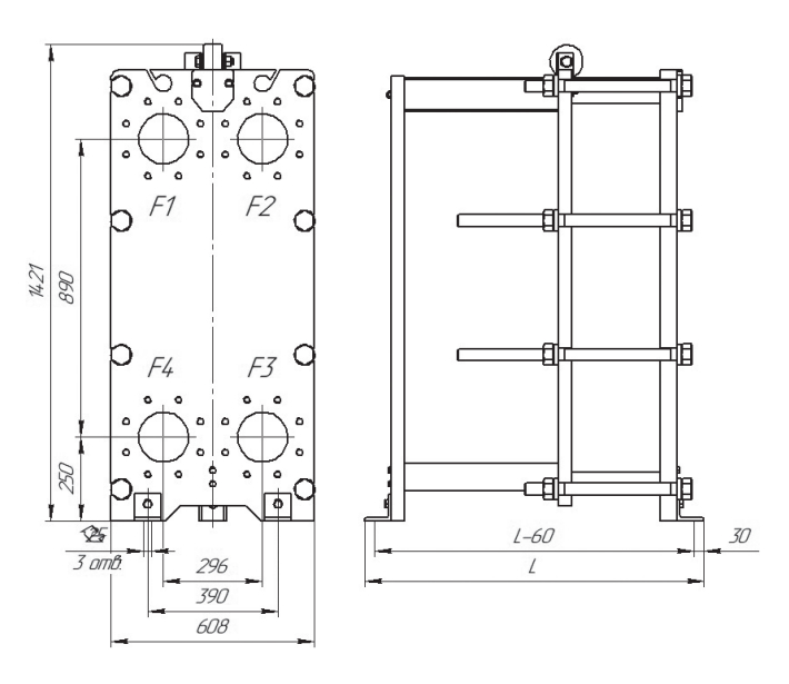 Пластинчатый теплообменник CLEVER CLH150S