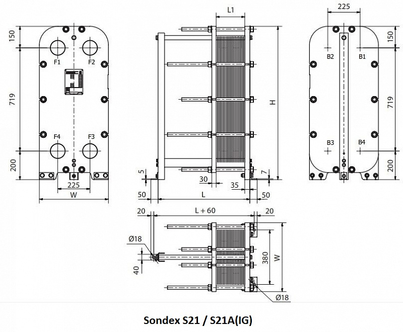 Теплообменник Sondex S21 (S21A, S21SE)
