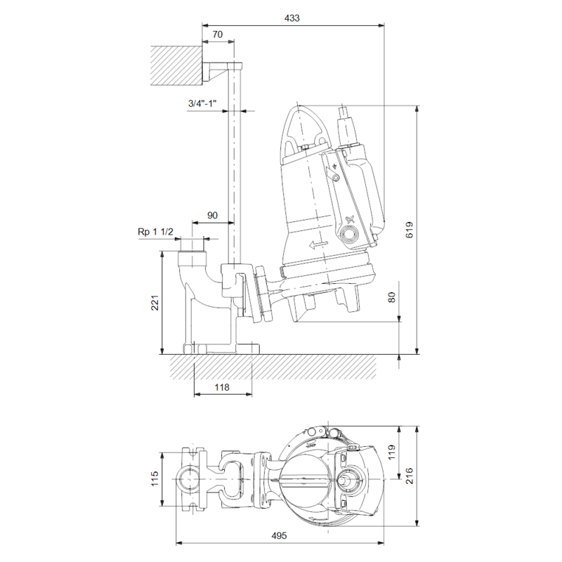 Насос Grundfos SEG.40.15.E.EX.2.50B (арт. 96878515)
