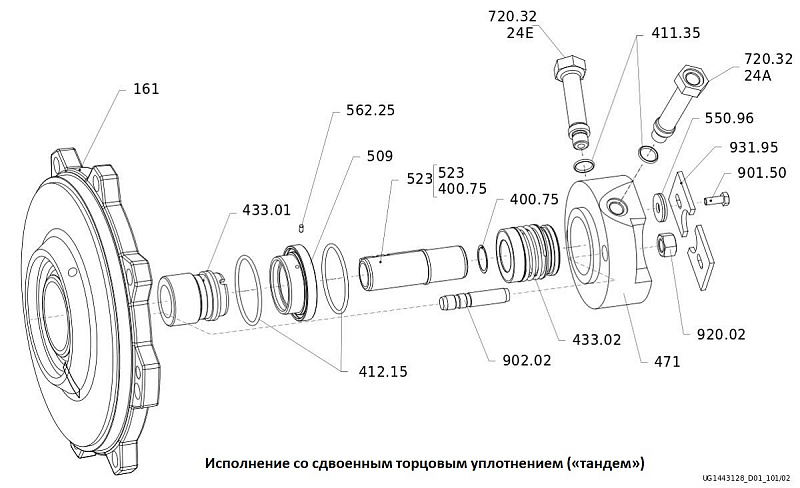 Насос KSB ETB 150-125-400