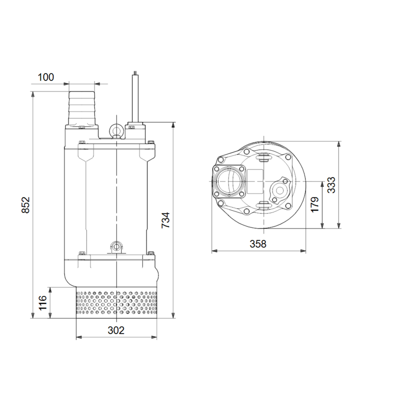 Насос Grundfos DWK.O.13.100.75.5.0D.R (арт. 96922737)