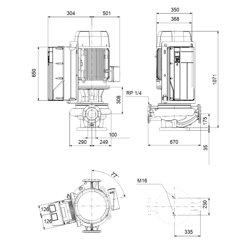 Насос Grundfos TPE 100-410/4 NC-A-F-A-BQQE-QX3 (арт. 99473964)