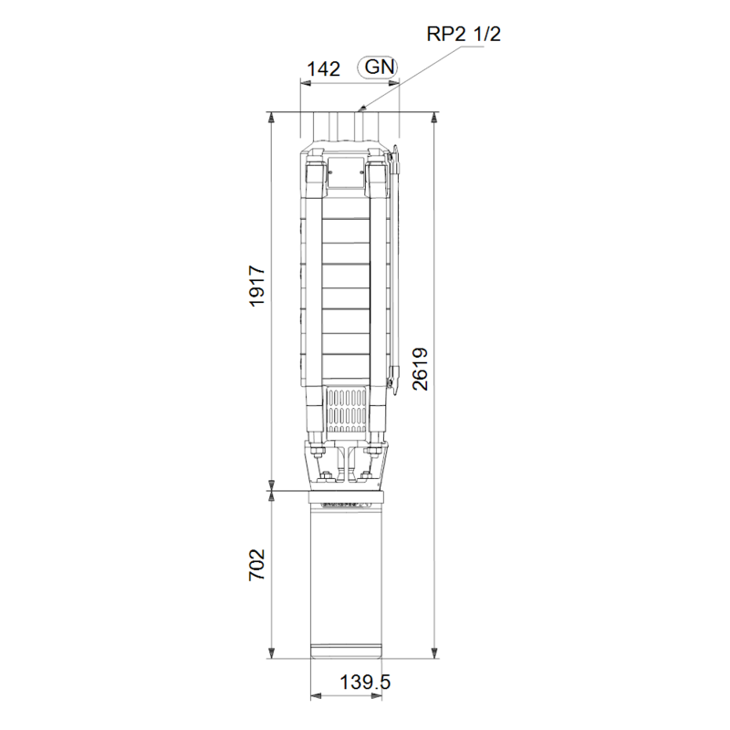 Насос Grundfos SP 17-27N (арт. 12C01927)