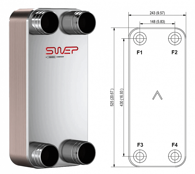 Теплообменник Swep B56