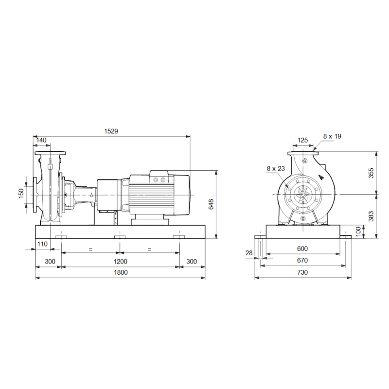 Насос Grundfos NK 125-315/290 A2-F-A-E-BAQE (арт. 97830503)
